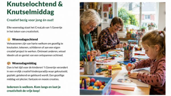 Knutselochtend & Knutselmiddag