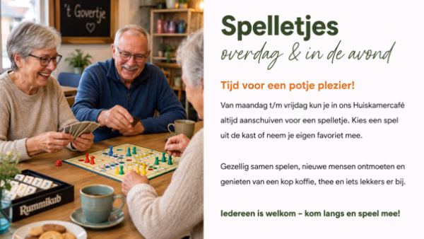 Spelletjes overdag/avond