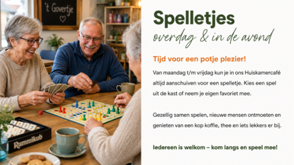 Spelletjes overdag/avond